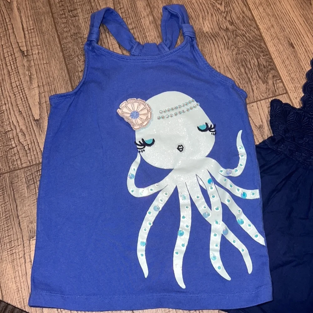 Gymboree 🐙 & Old Navy embroidered Tank Tops 6